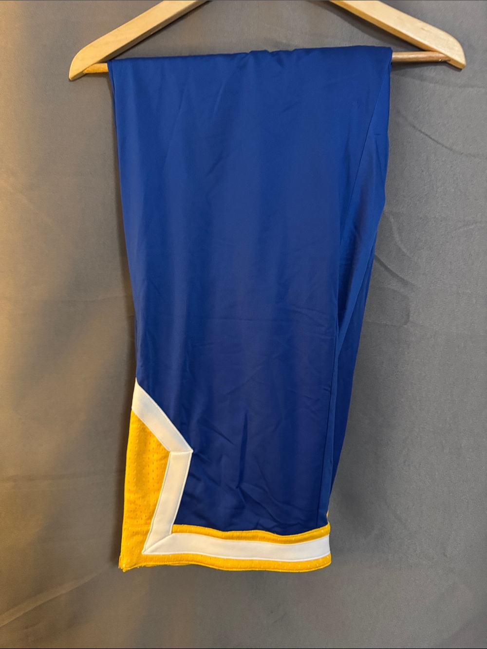 Nike Men's Royal Blue Athletic pants with Yellow and White Trim